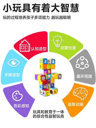 Домик, конструктор, головоломка, интеллектуальная игрушка для мальчиков, 6 лет, пазлы для детей, 12 лет, интеллектуальное развитие