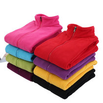 Warm fleece jacket winter cardigan for men and women fleece top labor protection polar fleece vest thickened sports coat