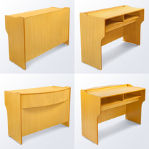 Teacher podium table multimedia welcome table speech conference podium teacher podium table classroom school solid wood podium