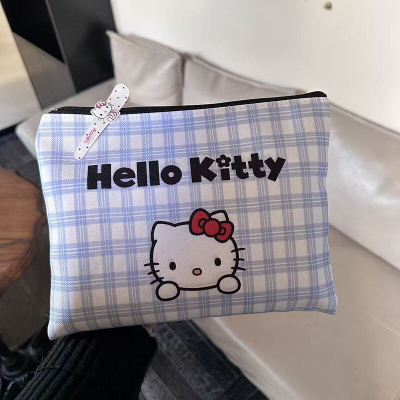 New Blue Checkered High-Value Kt Clutch Bag, Light Luxury and Cute, New Storage Clutch Bag for Students, Suitable for Going Out New Blue Checkered High-Value Kt Clutch Bag, Light Luxury and Cute, New Storage Clutch Bag for Students, Suitable for Going Out