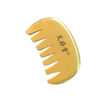 Ai Sha Tang pure brass seven-tooth scalp therapy massage comb head meridian body universal scraping board neck multi-functional comb