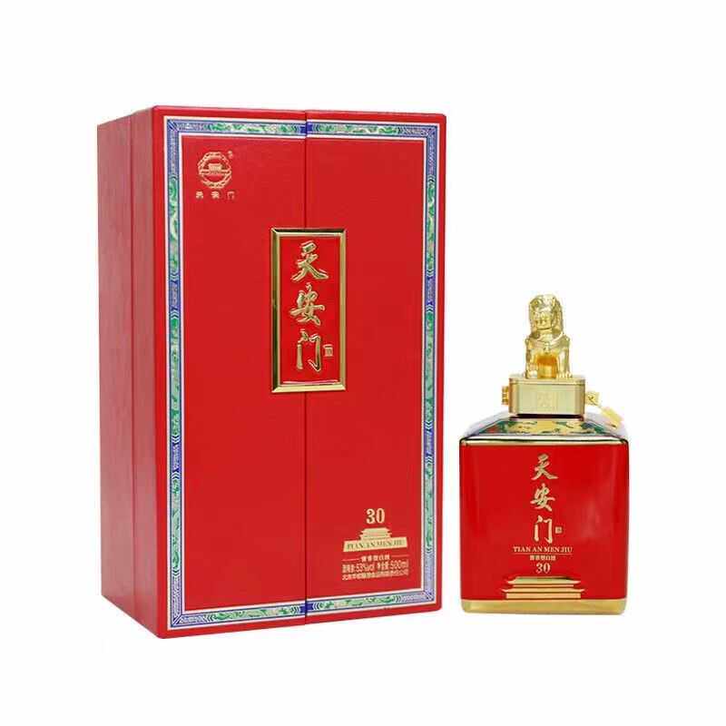 北京华都天安门酒中国礼30年玉玺狮子头53度500ml酱香型白酒评价- 淘宝网