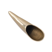 Guanjingsha pure brass scraping tube horn-shaped neck massage artifact point back acupuncture point leg body general beauty salon