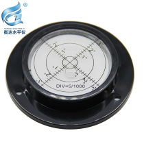 Machining Equilibrium Bubble Water Pinmeter Plastic Flange Level Gauge Level Measuring Tool Horizontal Ruler Level Bubble