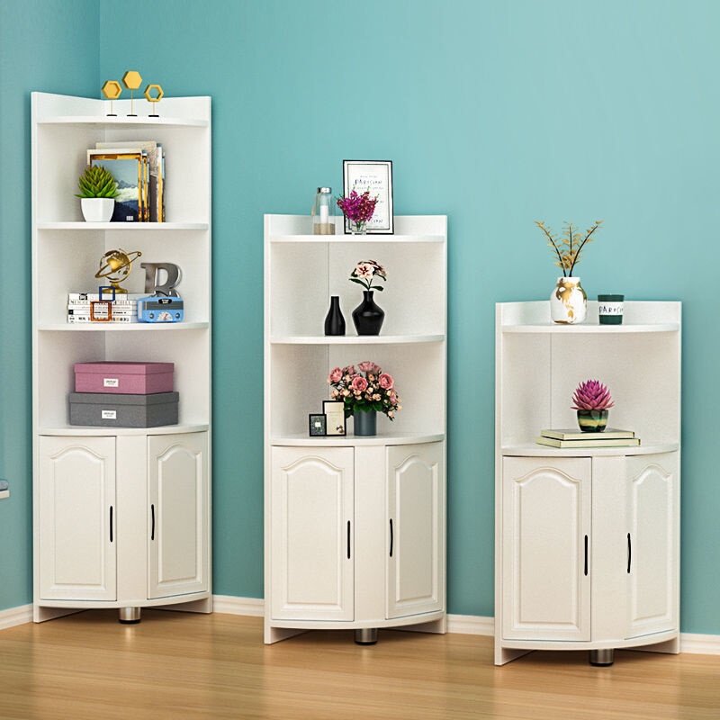 Corner Cabinet, Triangular Corner Cabinet, Storage Rack, Corner Shelf, Corner Storage, Living Room, Bedroom Side Cabinet, Cabinet