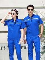 Summer ort-sleeved overalls mens and womens construction s