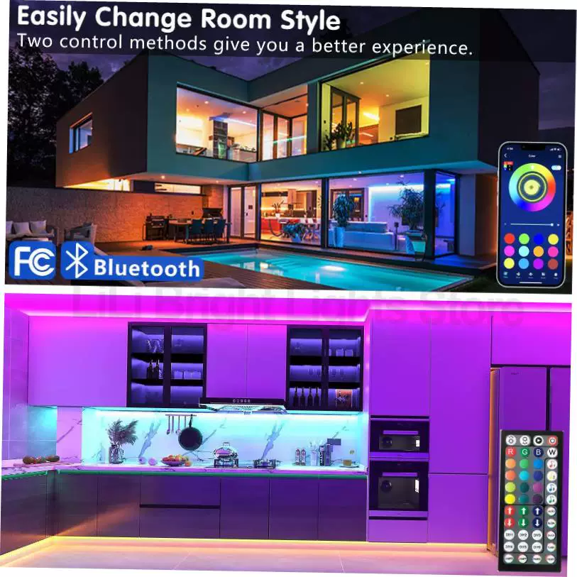 Умная Bluetooth световая лента с инфраконтролем RGB5050 MU