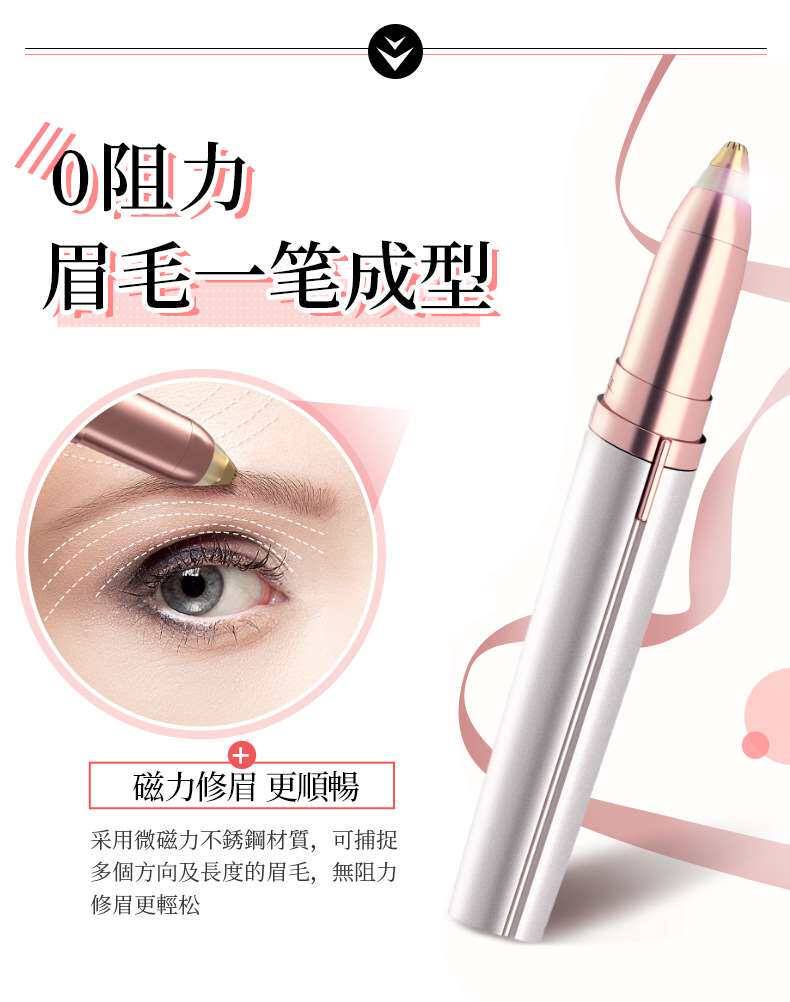 Electric Eyebrow Trimmer Women's Automatic Eyebrow Grooming Tool ...