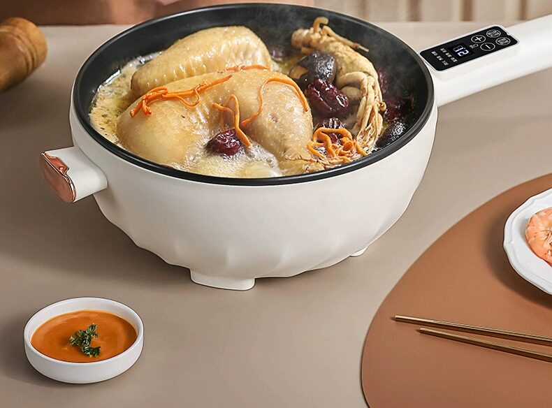 Плиты 德国智能电炒锅炒菜多功能电热杯电煮锅家用煎炒蒸不粘锅电热火锅 Other home