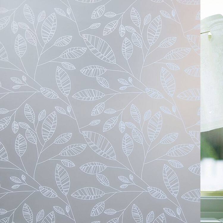 Light transmission opaque self-adhesive frosted glass film toilet window sticker anti-walking light bedroom living room toilet-Taobao