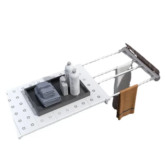 Expandable Wardrobe Storage Divider, Kitchen Cabinet Shelf Divider, Shoe Cabinet, Kitchen and Bathroom Storage Rack Organizer