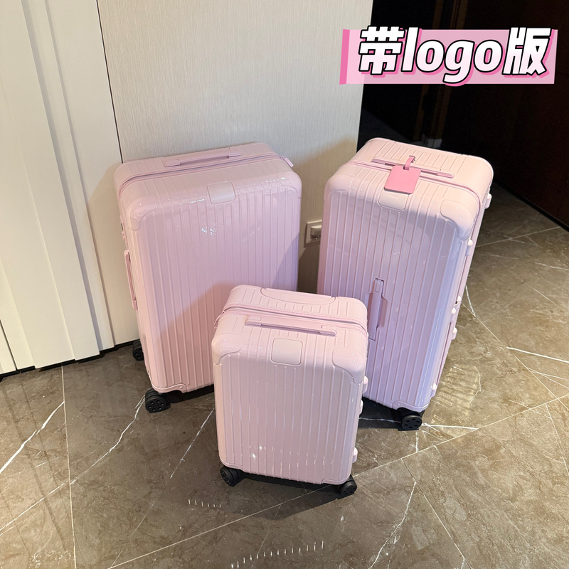Thickened Ballet Pink Suitcase with Label, 33inch Square Feet, 21inch Carry-On Suitcase, Ultra-Light, Smooth, Universal Wheel Trolley Case Thickened Ballet Pink Suitcase with Label, 33inch Square Feet, 21inch Carry-On Suitcase, Ultra-Light, Smooth, Universal Wheel Trolley Case