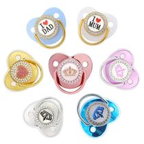 Newborn Pacifier Baby Shower Gift Bling Baby Dummy Silicone