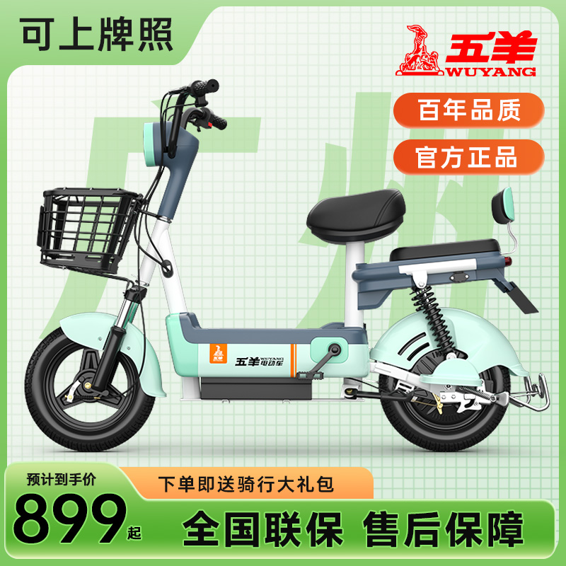 Five sheep electric car lithium battery can be on board new national standard electric bike lady mini electric bottle car with baby step-Taobao