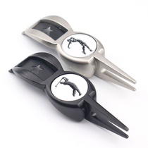 Cross-border new zinc alloy five-in-one cigar stand multi-functional golf green repair ball fork with ball mark