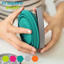 Travel supplies outdoor portable silicone folding bowl picnic bowl creative bowl travel artifact water cup instant noodle bowl