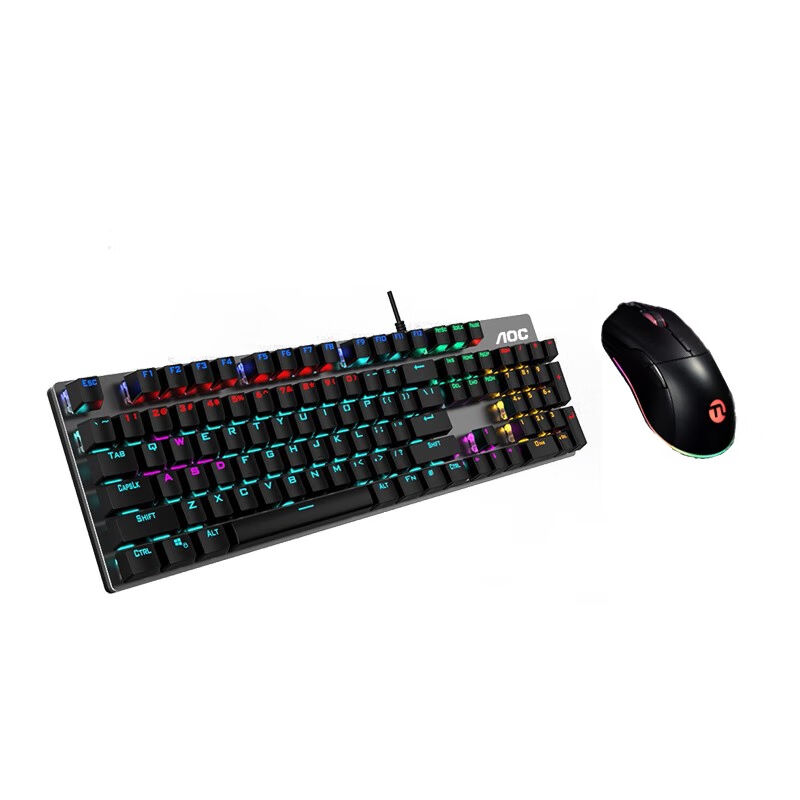 Ningmei (NINGMEI) GK410 mechanical keyboard electric race games office typing macro programming RGB internet cafe desk-Taobao