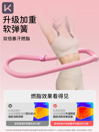 Мягкий обруч для хулахупа для женщин, для похудения живота, утяжеленный, не вредит талии, специально разработан для похудения и снижения веса, волшебное средство для сжигания жира, новая модель 2025 года.