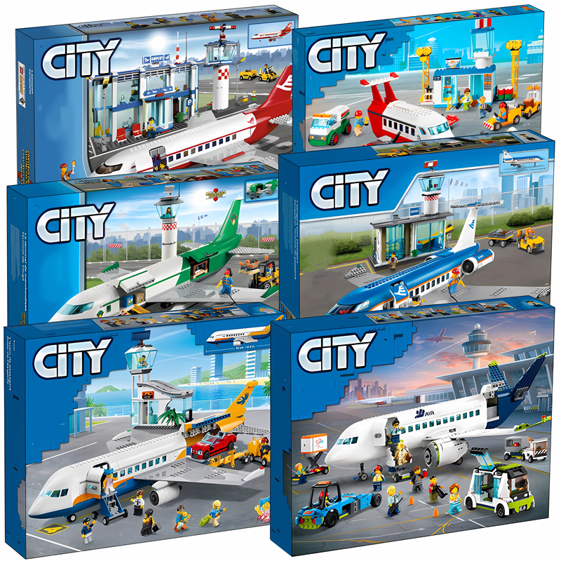 2026 New Product City Airport Airplane Passenger Terminal Series Model Male Assembly Building Block Toy Compatible with China 2026 New Product City Airport Airplane Passenger Terminal Series Model Male Assembly Building Block Toy Compatible with China