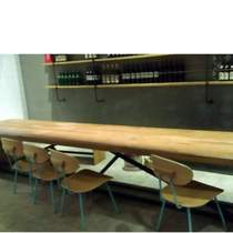 Window sill board countertop new old Western food bar floating board solid wood desktop step staircase Nordic elm logs