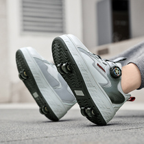 2024 new summer heelys shoes lightweight skates for boys and girls wheel shoes students four-wheel heelys shoes flying shoes