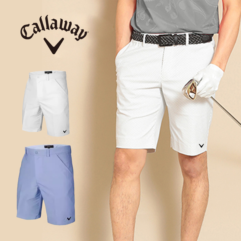 Callaway ‌ Callaway Golf Shorts, Stretchy, Thin, Moisture-Wicking Men's Pants, Breathable Casual Wear Pants, Men's Clothing