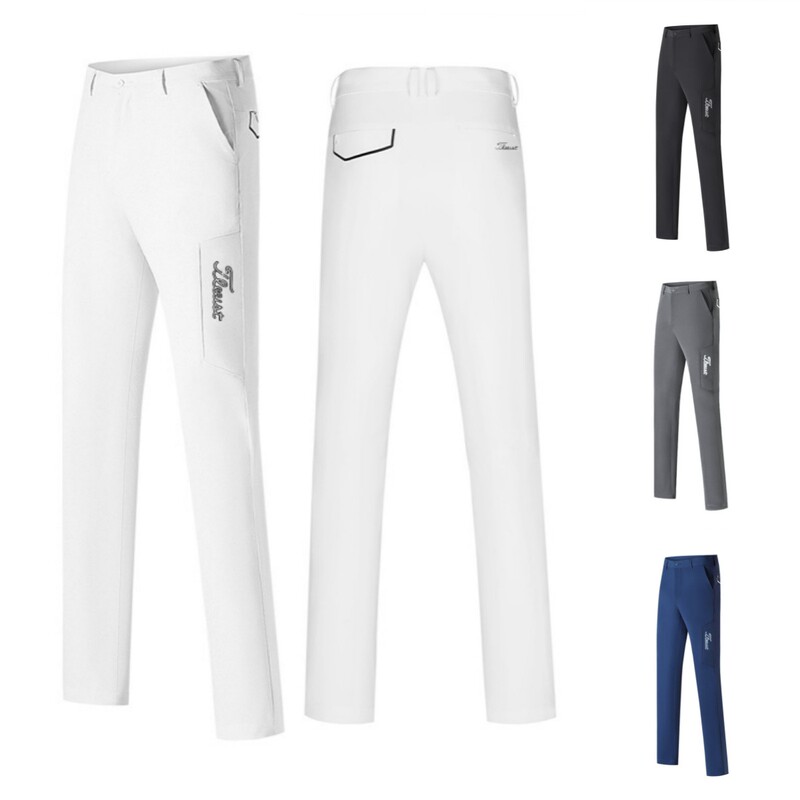 Spring and Summer Men's Golf Pants Quick-Drying Long Pants Sports Bottoms Casual Golf Pants Men's Straight-Leg Golf Pants