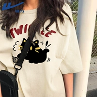 [100% чистый хлопок, одинаковый стиль для мужчин и женщин, повседневный, универсальный, светло-бежевый (нитка, кошачий красный)