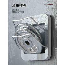 6ILY Xinjiang pot lid rack wall-mounted punch-free multi-functional pot lid chopping board rack kitchen storage rack