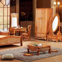 Tengbao rattan bed 3061 flat rattan large bed 1 8m double rattan bed