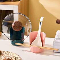 Ceramic pot lid rack kitchen countertop multifunctional storage rack spoon rack chopping board rack storage rack chopsticks pot lid holder