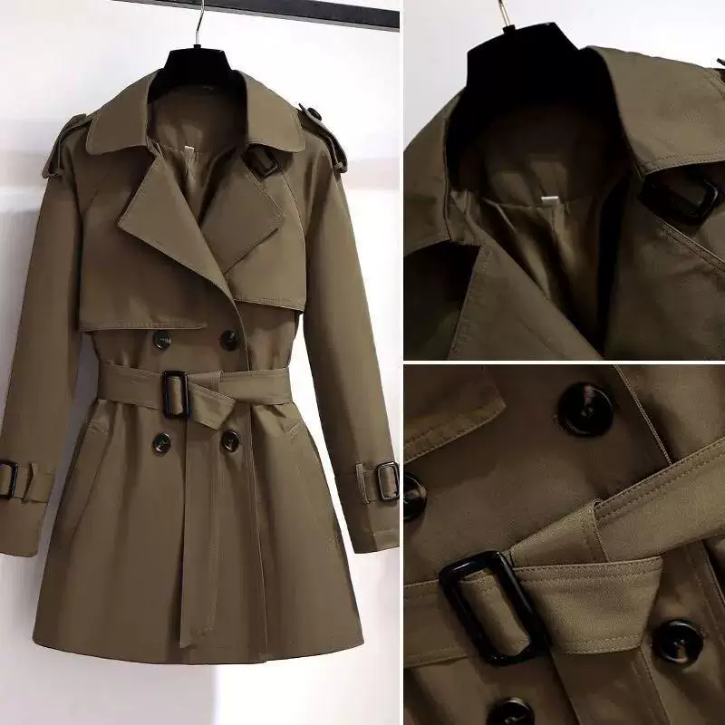 Демисезонное длинное trench coat, до колена, британский стиль, яркий цепляющий стиль