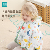 Baby cloak cloak autumn and winter outdoor male and female baby windproof coat thickened windshield quilt childrens shawl winter