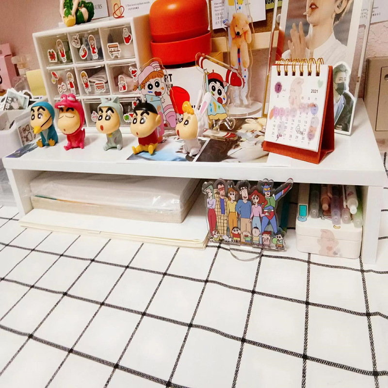 Laptop Stand Desk Office Desk Desktop Storage Rack Desktop Monitor Dormitory Desk Storage Rack