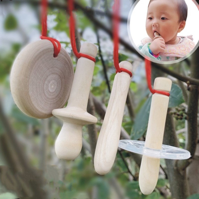 Baby prickly ash tree grinding tooth stick wood pure natural anti-dentistry pure hand no pigmented baby tooth bite-Taobao