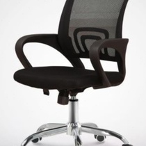 Black mesh lifting computer office chair home modern simple swivel chair breathable staff chair staff seat