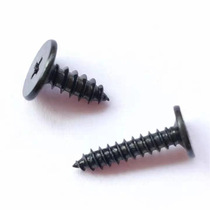 Internet celebrity black cross thin head self-tapping screws with hardened large countersunk head and pointed tail self-tapping screws M1 2-M2 6 flat
