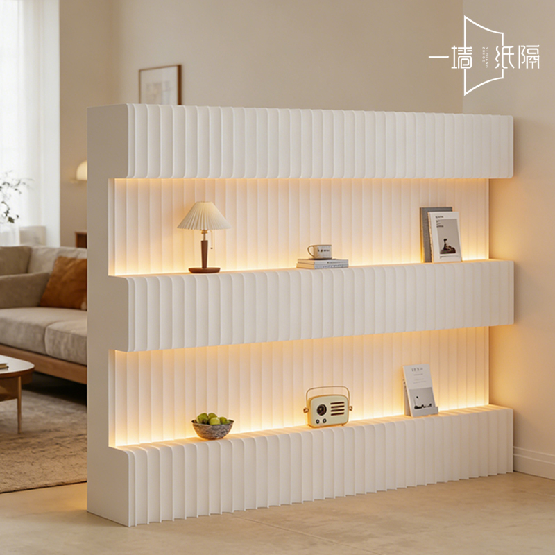 Living Room Office Partition Screen, Light-Emitting, No-Drill Partition Wall, One Room Converted into Two Rooms, Paper Wall, Beauty Salon Fake Wall Living Room Office Partition Screen, Light-Emitting, No-Drill Partition Wall, One Room Converted into Two Rooms, Paper Wall, Beauty Salon Fake Wall
