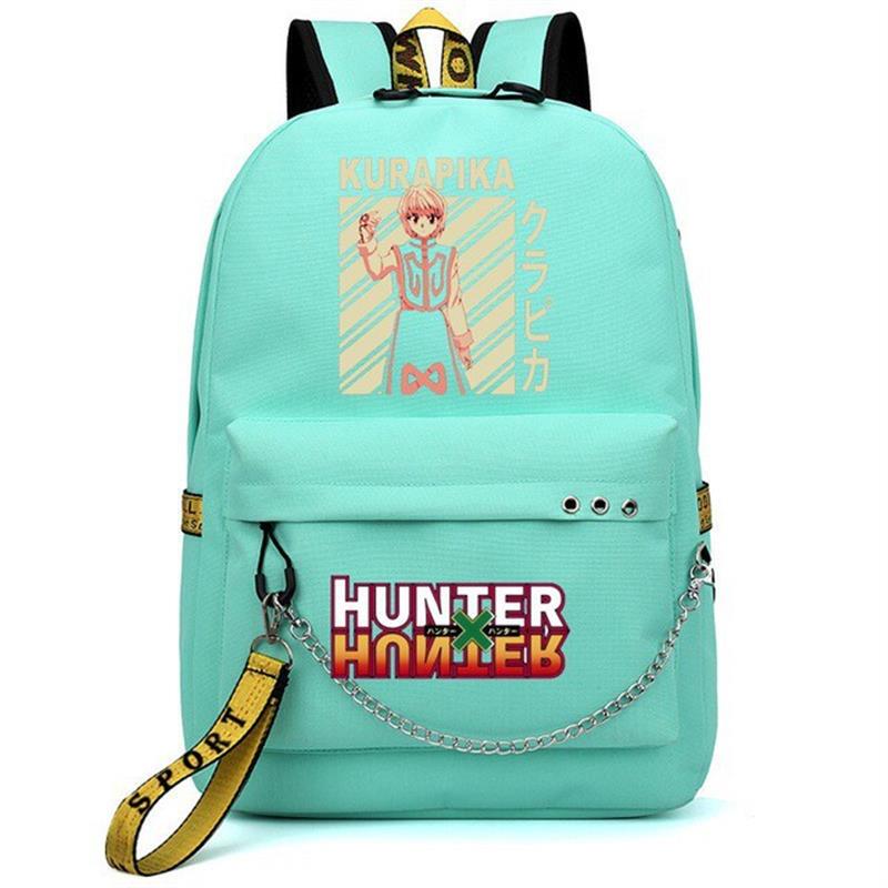 New School Season Backpack Anime Hunter USB Backpack Large Capacity Outdoor Travel