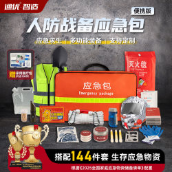 Disaster Prevention Emergency Equipment Civil Defense Combat Readiness First Aid Kit Portable Home Emergency Supplies Reserve Doomsday Survival Equipment