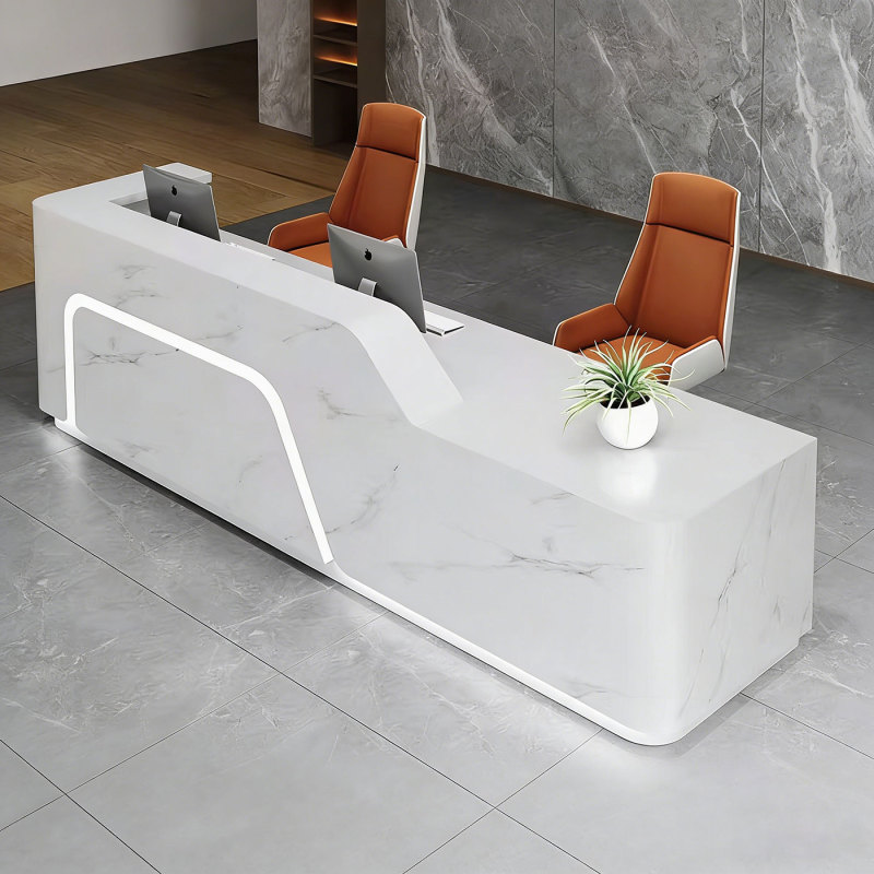 In-Stock Reception Desk, Company Welcome Counter, Office Lacquered Table, Hotel Beauty Salon, Women's Clothing Store Cash Register Counter In-Stock Reception Desk, Company Welcome Counter, Office Lacquered Table, Hotel Beauty Salon, Women's Clothing Store Cash Register Counter