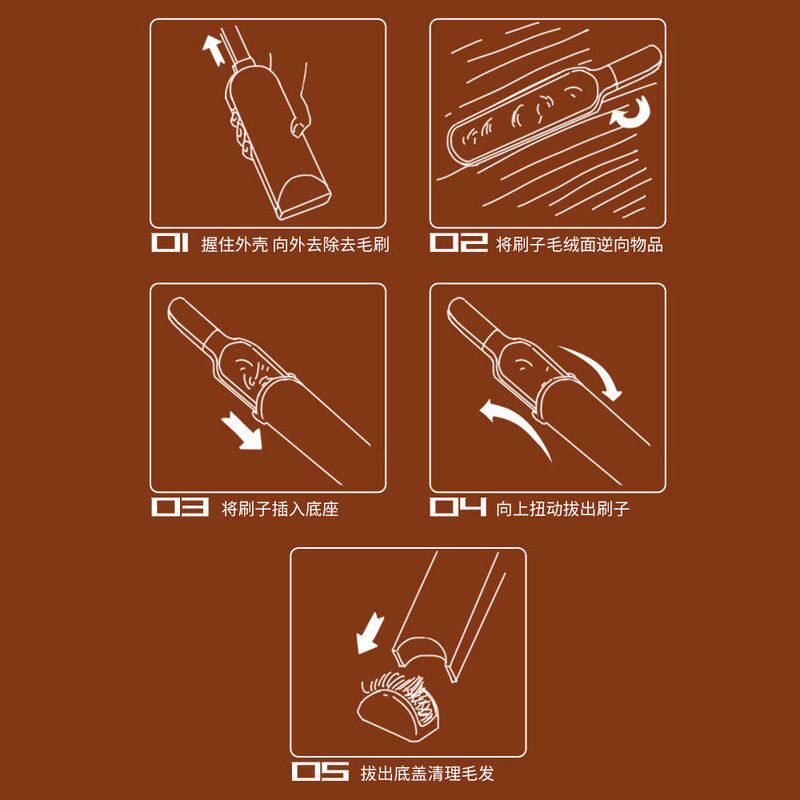 新款除毛刷宠物衣物衣服除尘粘毛器家用猫咪狗毛去毛刷吸沾毛神器详情15