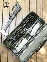 Industrial-grade tool box storage box small skilled worker hardware repair portable car household iron box camping iron sheet floor nails