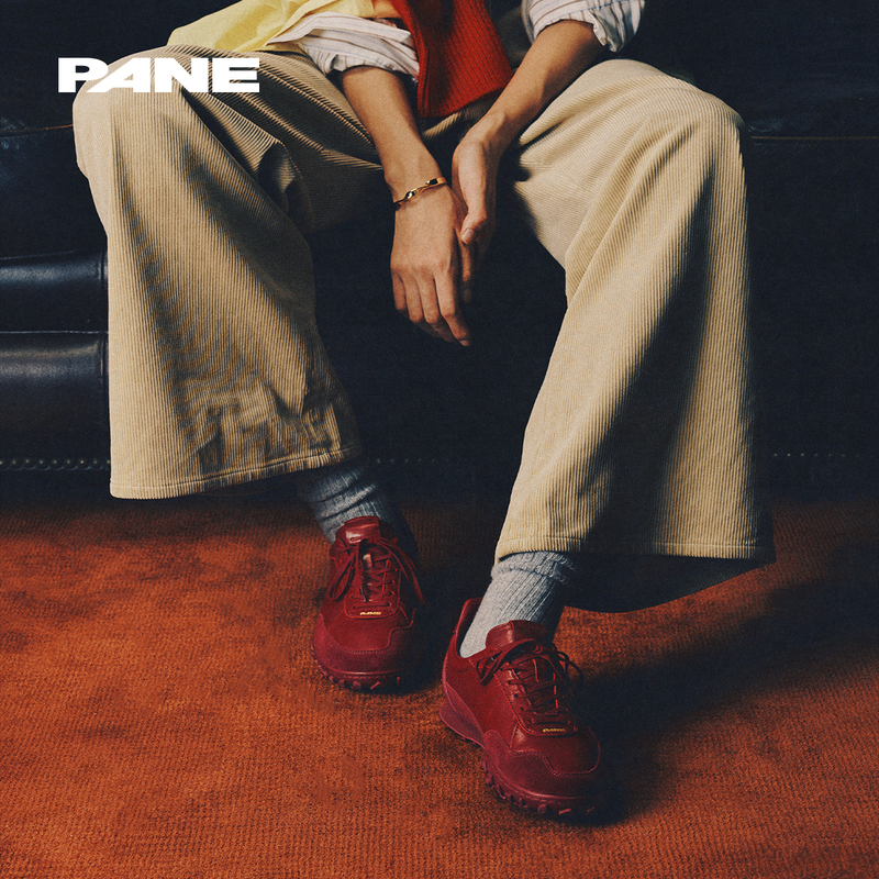 Pane-Wind Leap Series-Winery Crimson Retro Sports Casual Shoes for Men and Women Hiking 2026 Autumn New Collection