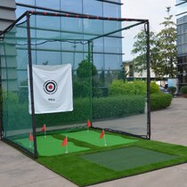 3*3*3 meters golf practice net hitting cage indoor swing training device