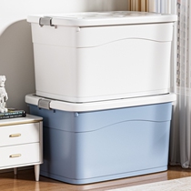Japan MUJIE storage box household plastic storage box large capacity box dormitory storage box book organization box