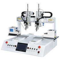 Double-head double-station fully automatic screw locking machine double-screw screwing machine air-blowing adsorption-type screw loading equipment