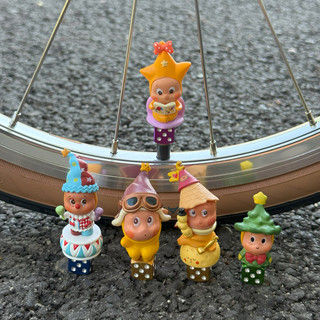 Bicycle valve cap star cute road bike decoration folding bike modified mountain children accessories valve core cap