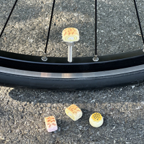 Road bike valve cap beautiful mouth mountain bike valve core cover cute bicycle accessories small decoration for childrens bikes