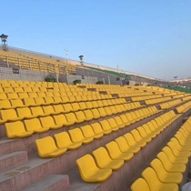 Interior Exterior View Bench Manufacturer of Lian Platoon Chair Cement Chair Seating Hollow Stadium Blown Plastic